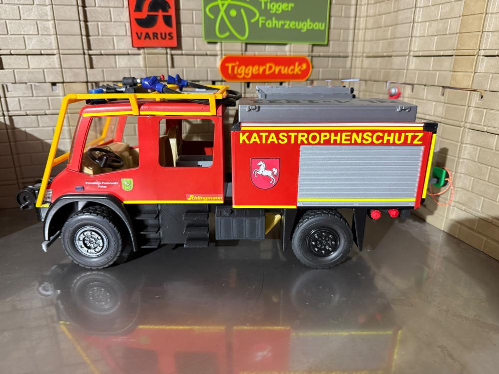 Selbstschutzanlage für „Unimog“